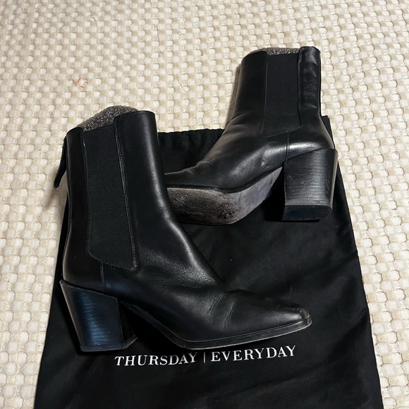 Black Leather Thursday Boots Company Soho - Picture 12 of 15